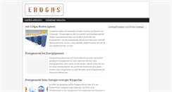 Desktop Screenshot of erdgaspreise.info